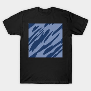 Blue Animal Stripes T-Shirt